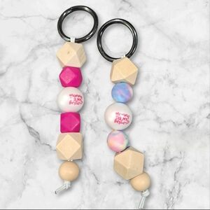 Handmade Keychains-Mommy is my Bestie: Set Of 2